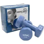 Softee Vinyl S Set 2kg Hantel Blau 2 kg Blau 2 kg