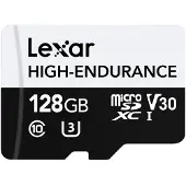 Lexar High-Endurance, 128 GB, MicroSDXC, Klasse 10, UHS-I, Class 3 (U3), V30