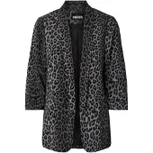 Pieces Pcbosella 3/4-arm Print Blazer | Grau | L