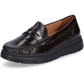 Waldlaufer Damen Slipper Pina braun leo 5,5