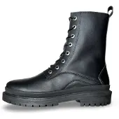 Nae Vegan Shoes Diram Vegane Stiefel – Combat-Stil mit Reißverschluss