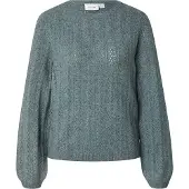 Vila Viliga Pointelle Strickpullover