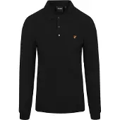 Lyle & Scott Longsleeve Polo Schwarz