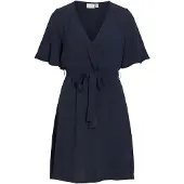 Vila Kurzes Kleid Mit V-ausschnitt