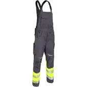 Kübler REFLECTIQ Latzhose Klasse 1 warngelb/anthrazit 30 - 3208 8340-3497-30 - warngelb/anthrazit