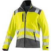 Kübler REFLECTIQ Softshell Jacke PSA 2 warngelb/anthrazit 4XL - 1507 8427-3497-4XL - warngelb/anthrazit
