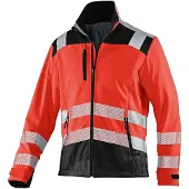 Kübler REFLECTIQ Softshell Jacke PSA 2 warnrot/schwarz XL - 1507 8427-5499-XL - warnrot/schwarz