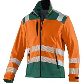 Kübler REFLECTIQ Softshell Jacke PSA 2 warnorange/moosgrün 4XL - 1507 8427-3765-4XL - warnorange/moosgrün