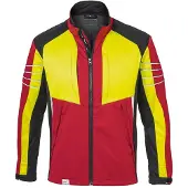Kübler FOREST Ultrashell Jacke Pro rot/warngelb 3XL - 1751 7227-5634-3XL - rot/warngelb