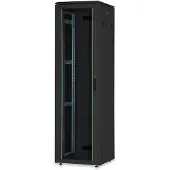 Digitus Netzwerkschrank Unique Serie - 600x800 mm (BxT), Freistehendes Gestell, 26U, 1200 kg, Schwarz