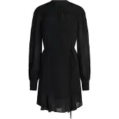 BOSS für Damen. 50564726 Kleid Dassandra schwarz (38), Lässig, Klassisch, Viskose, Langarm