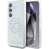 Karl Lagerfeld Rhinestones Head Logo Samsung Galaxy S25 Handyhülle
