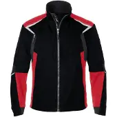 Kübler BODYFORCE Jacke schwarz/mittelrot XL - 1125 5302-9955-XL - schwarz/mittelrot