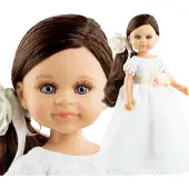 Paola Reina Spanische Puppe Noa 32 cm mit Kleid und Blume