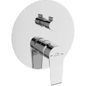 Loge Design Unterputz-Brausearmatur mit Umstellventil Chrom