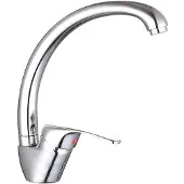 Loge Küchenarmatur Mischbatterie chrom Küche Spüle Armatur Wasserhahn