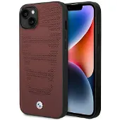 BMW Etui BMHCP14S22RPSR iPhone 14 6,1" burgundowy/burgundy Leather Seats Pattern