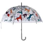 Esschert Design Regenschirm Katzen und Hunde transparent 83cm Regen