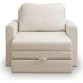 Selsey DEJANO - Schlafsessel - Hellbeige - 75x196 cm