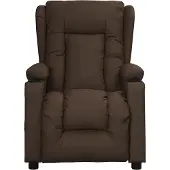 Syfax Massagesessel Braun Kunstleder