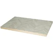 Bolero rechteckige Tischplatte im Chevron-Design, 1100 mm x 700 mm