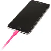 Lindy 31395, 1 m, Lightning, USB A, Rosa, gerade, gerade