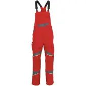 Kübler ACTIVIQ cotton+ Latzhose mittelrot/anthrazit 25 - 3450 3421-5597-25 - mittelrot/anthrazit