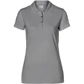 Kübler Shirts Polo Damen, grau, Gr. XS