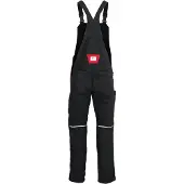 Kübler Latzhose ACTIVIQ cotton+ mittelrot/anthrazit Form 3450 Größe 44