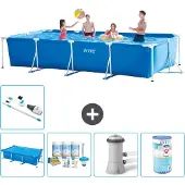 Intex Rechteckiger Frame Pool - 450x220x84 cm - 6-teilig S30257