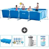 Intex Rechteckiger Frame Pool - 450x220x84 cm - 5-teilig S30244