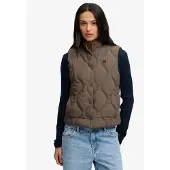 Superdry Onion Quilt Crinkle Snap Weste