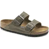 Birkenstock 1019313 Damen-Pantoletten in Grün – weite Passform