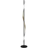 Eglo LED-Stehleuchte CONAPRATO, schwarz/messing, 150 cm, CCT