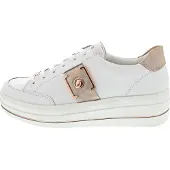 Remonte Schnürhalbschuhe in weiss/weiss kombi, Gr. 38
