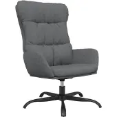 vidaXL Relaxsessel Hellgrau Stoff