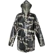 Aj group Regenjacke 101F Camo, wasserdicht, mit Metallknöpfen, Größe 60/XXXL