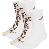 Adidas - Leo Graphic Socks 3-Pack - Multifunktionssocken Gr 43-45 - L weiß