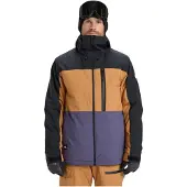 Quiksilver Snowboardjacke "Sycamore Block 20K", Herren, Gr. M, braun (almond), Obermaterial: 100% Polyester., Jacken Snowboardjacke