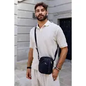 Peterson Lederschultertasche für Herren -