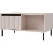 Selsey Osaka - Couchtisch mit 2 Schubladen, Sandbeige, 100 cm