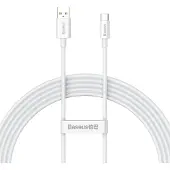 Baseus Superior Series USB - USB-C-Kabel 100 W, 2 m - Weiß