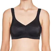 Susa Minimizer-BH "Minimizer BH ohne Bügel Milano", Damen, Gr. 90, Cup D, schwarz, Stoff, Obermaterial: 80% Polyamid PA. 17% Elasthan EL. 3% Baumwolle CO., BHs Minimizer-BH