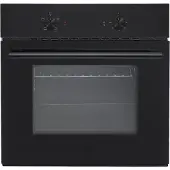 Respekta Backofen autark Einbau Herd Ofen Schwarz Richard 60 L