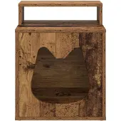 vidaXL Katzenhaus Altholz 42,5 x 40 x 53,5 cm Holzwerkstoff