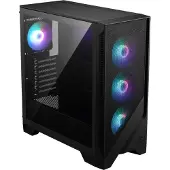 MSI PC-Gehäuse "MAG FORGE 320R AIRFLOW", schwarz, B:47,25cm H:49,8cm T:21cm, Computergehäuse, PC-Gehäuse