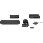 Logitech Rally, Gruppen-Videokonferenzsystem, 4K Ultra HD, 60 fps, 15x, Schwarz