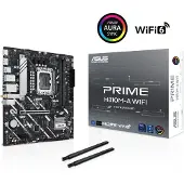 Asus PRIME H810M-A WIFI, Intel, LGA 1851 (Socket V1), Intel Core Ultra (Series 2), LGA 1851, DDR5-SDRAM, 128 GB