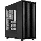 Fractal Design North Momentum Edition, Midi Tower, PC, Schwarz, ATX, micro ATX, Mini-ITX, Gehärtetes Glas, Stahl, 17 cm