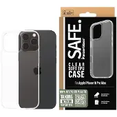PanzerGlass SAFE BY Handyhülle "Soft TPU Case für Apple iPhone 16 Pro Max", transparent, Smartphones, Hüllen, Backcover, Schutzhülle, Handyschutzhülle, Case, Schutzcase, stoßfest, Handyhülle